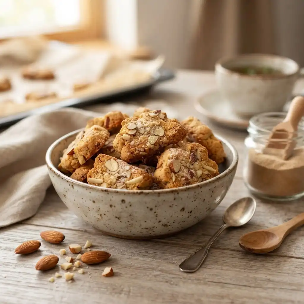 Mandel-Knusper Cookies – Zuckerfrei & Knackig