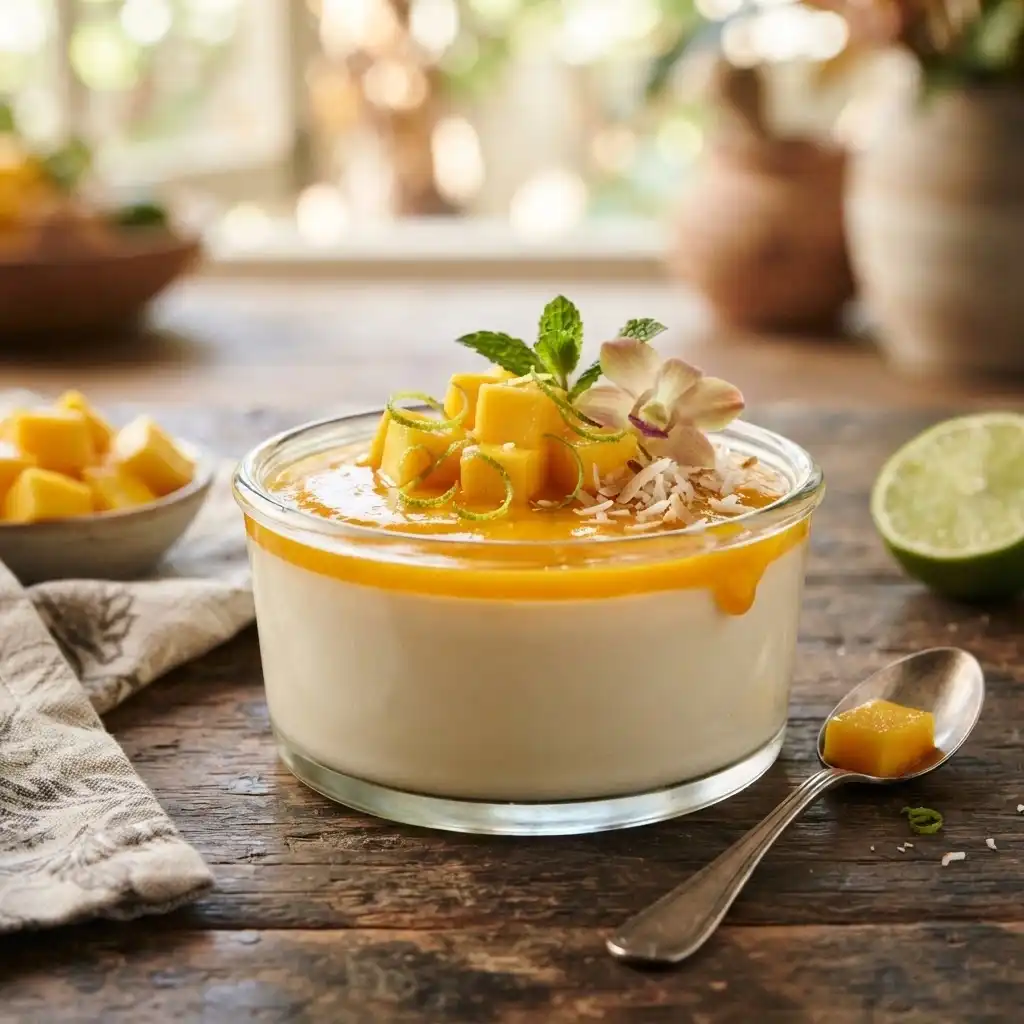 Mango-Kokos-Panna-Cotta