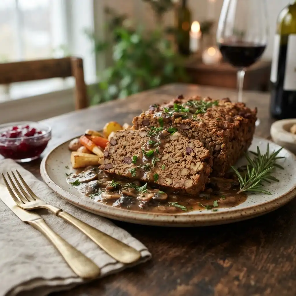 Bohnen-Walnuss-Braten