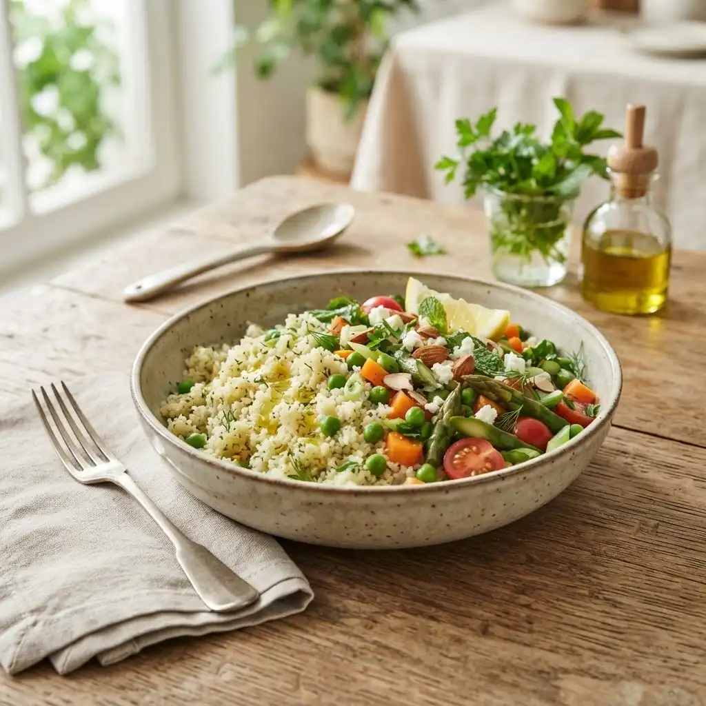 Frühlingsgemüse-Couscous