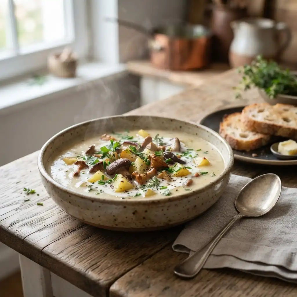 Kartoffel-Pilz-Suppe