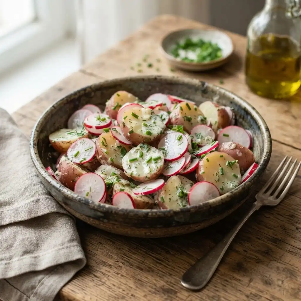 Radieschen-Kartoffel-Salat