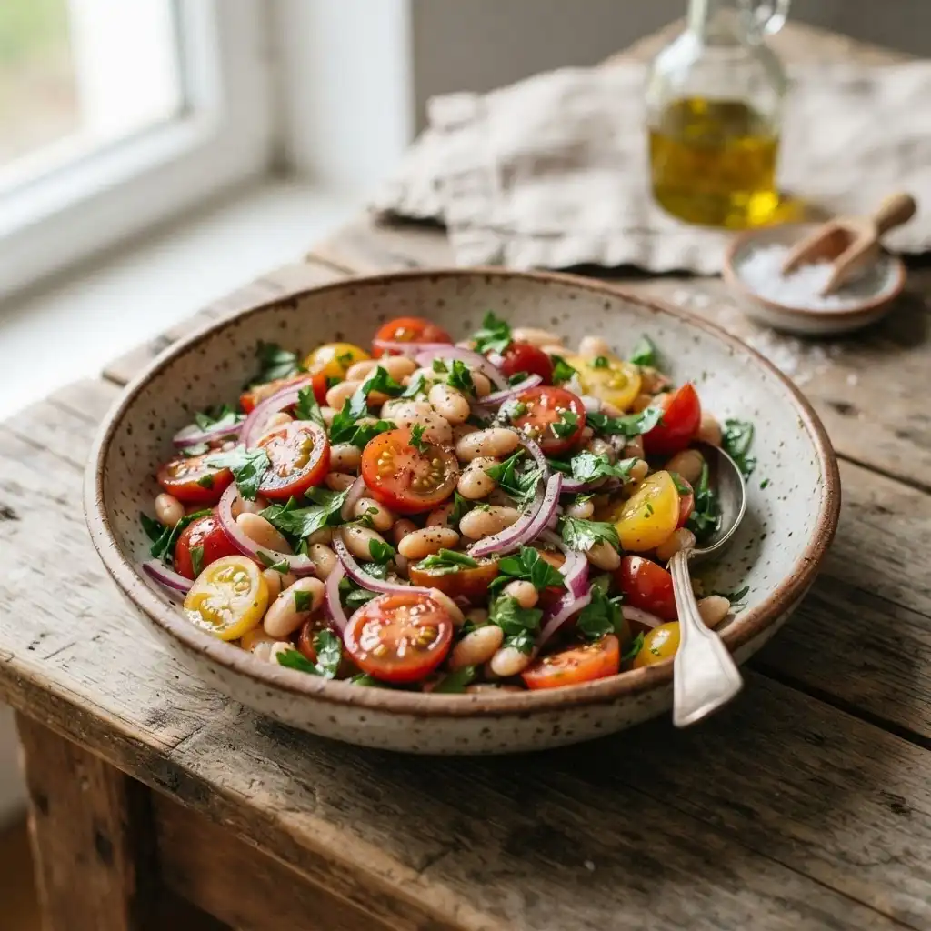 Tomaten-Bohnen-Salat